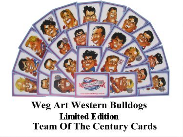 Weg Art Western Bulldogs Limited Edition Team Of The Century Car